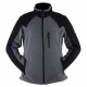 Mens fleece jacket HI-TEC Monar Ebony melange/Black