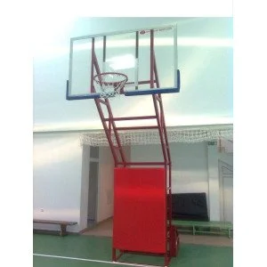 Basketball stand with lattice construction Basketball stand with lattice construction