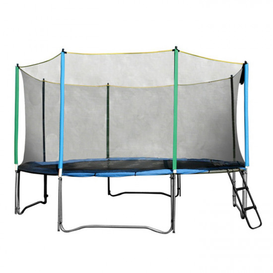 Safety net with trampoline tubes inSPORTline 430 cm