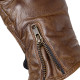 Men's leather motorcycle gloves W-TEC Inverner - Brown