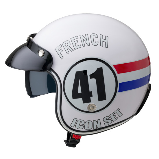 Motorcycle helmet W-TEC Café Racer - French 41