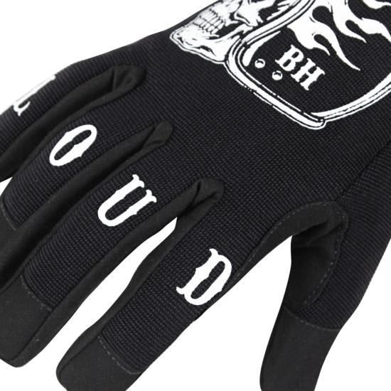 Motorcycle gloves W-TEC Black Heart Hell Rider