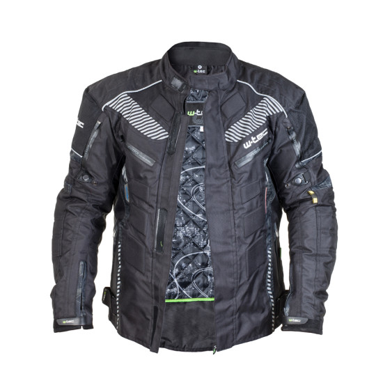 Men's motorcycle jacket W-TEC Kamicer NF-2100- Black/Red