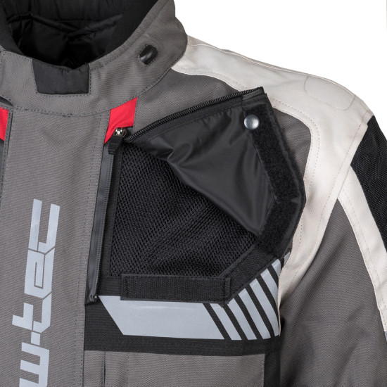 Touring motorcycle jacket W -TEC Excellenta - Grey