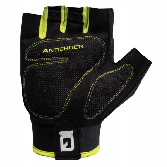 Fitness gloves IQ Demon - Black/Lime