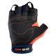 Men's fitness gloves IQ Emio spicy orange