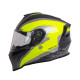 Motorcycle helmet W-TEC Integra Graphic - Black - Yellow