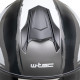 Motorcycle helmet W-TEC Integra Graphic - Black - Yellow