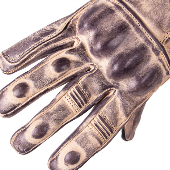 Motorcycle gloves  W-TEC Bresco - Beige