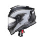 Motorcycle helmet W-TEC Integra Graphic - Black-White