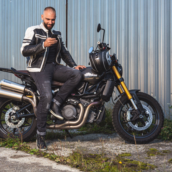 Men's motorcycle jeans W-TEC Komaford