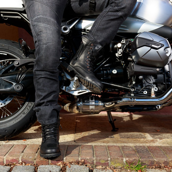 Men's motorcycle jeans W-TEC Oliver - Black