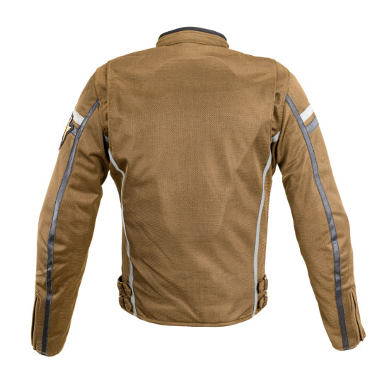 Men's Motorcycle Jacket W-TEC Bellvitage - Brown