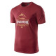 Men's t-shirt HI-TEC Lore - Burgundy