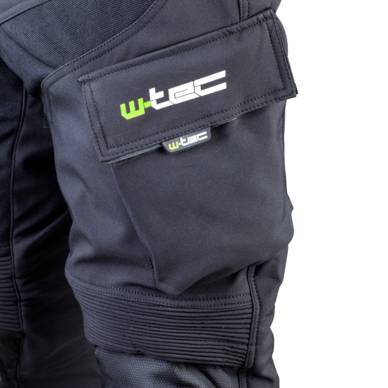 Men's motorcycle pants W-TEC Erkalis GS-1729, Black