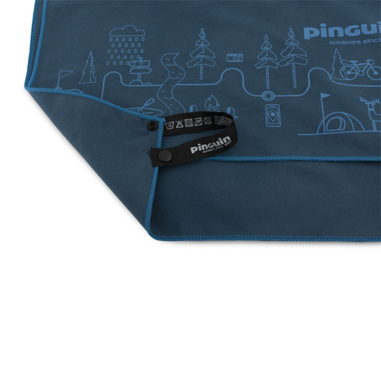 Tourist towel PINGUIN Micro Towel Map L