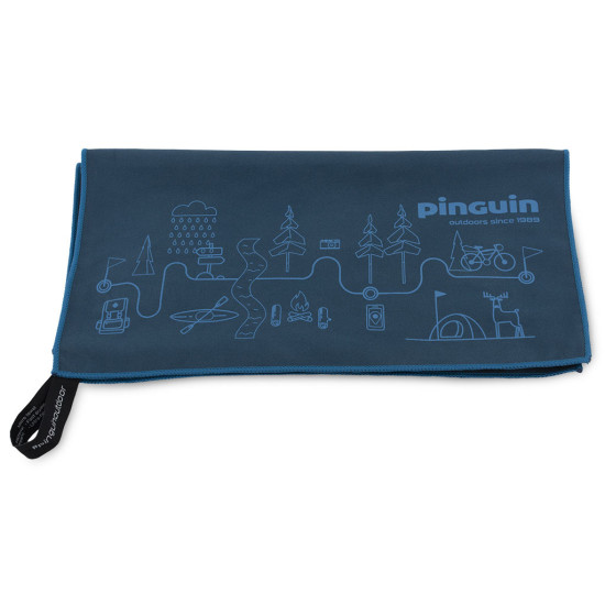 Tourist towel PINGUIN Micro Towel Map L