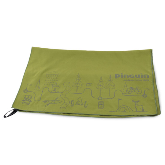 Tourist towel PINGUIN Micro Towel Map L