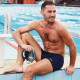 Men's swimsuit ZOGGS Cottesloe Hip Racer, Dark blue