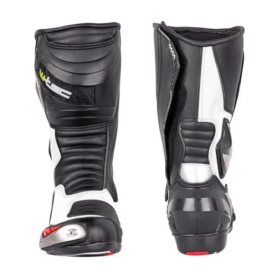 Motorcycle boots W-TEC Arkus, Black - White