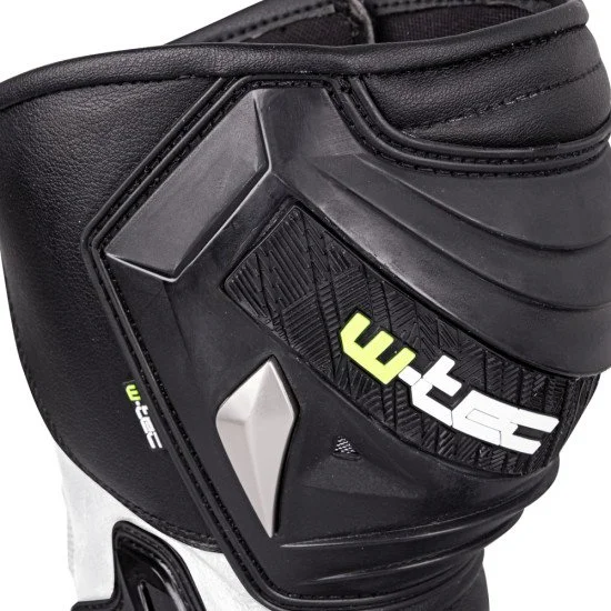 Motorcycle boots W-TEC Arkus, Black - White