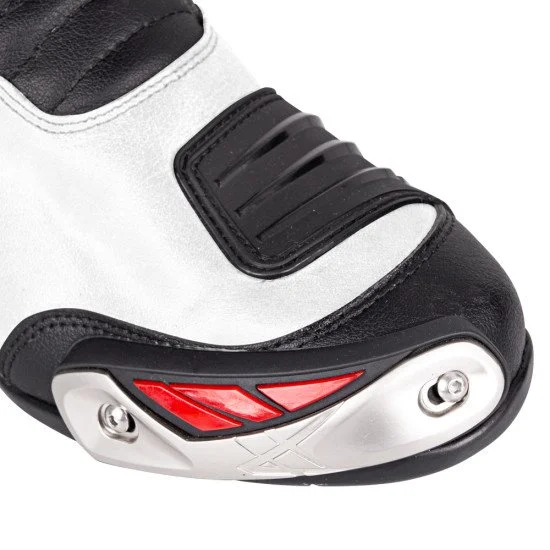 Motorcycle boots W-TEC Arkus, Black - White
