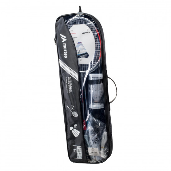 Badminton set MARTES 4Rival, White / Red Badminton set MARTES 4Rival, White / Red