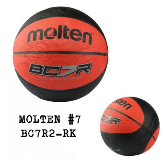 Basketball MOLTEN BC7R2, Red / Black