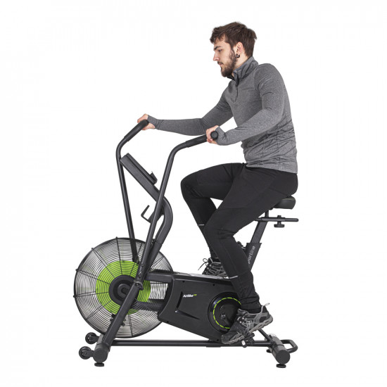 Bicycle ergometer with air resistance inSPORTline Airbike Lite