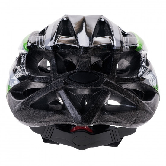 Bicycle helmet MARTES Bats, Black / Green