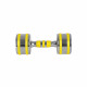 Chrome-plated dumbbell inSPORTline Yellsteel 6 kg