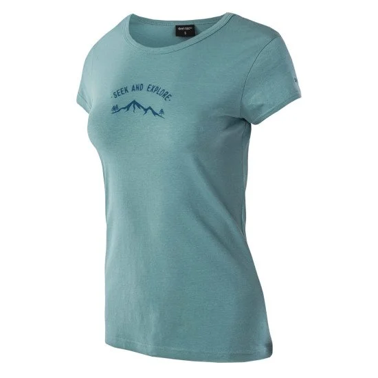 Women's t-shirt HI-TEC Lady Vandra - turquoise Women's t-shirt HI-TEC Lady Vandra - turquoise