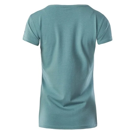 Women's t-shirt HI-TEC Lady Vandra - turquoise Women's t-shirt HI-TEC Lady Vandra - turquoise