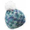 Women's Winter Hat HI-TEC Lady Vikna -White-Blue-Lime melange Women's Winter Hat HI-TEC Lady Vikna -White-Blue-Lime melange