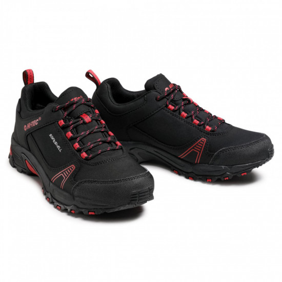 Womens shoes HI-TEC Hapiter Low WP Wo s, Black / Red Womens shoes HI-TEC Hapiter Low WP Wo s, Black / Red