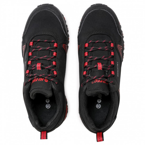 Womens shoes HI-TEC Hapiter Low WP Wo s, Black / Red Womens shoes HI-TEC Hapiter Low WP Wo s, Black / Red
