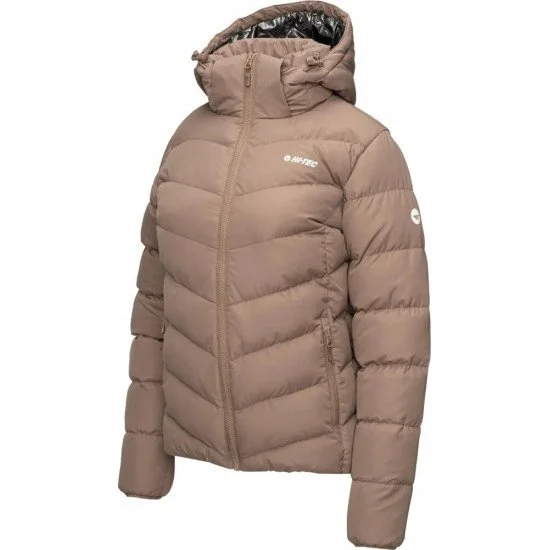 Women's Winter Jacket HI-TEC Lady Varmi - Beige Women's Winter Jacket HI-TEC Lady Varmi - Beige