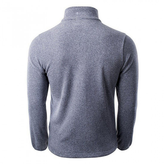 Men's fleece jacket HI-TEC Henis, Melange gray