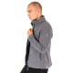 Men's fleece jacket HI-TEC Henis, Melange gray