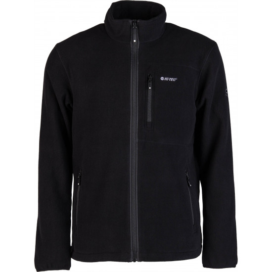 Men's fleece jacket HI-TEC Porto, Black