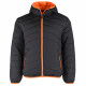 HI-TEC Blato men's winter jacket, Black / Orange HI-TEC Blato men's winter jacket, Black / Orange
