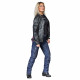 Women's leather motorcycle jacket W-TEC Caronina NF-1174, Black Women's leather motorcycle jacket W-TEC Caronina NF-1174, Black