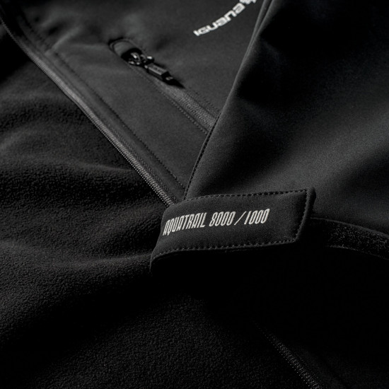 Men's softshell jacket IGUANA Sylur II, Black Men's softshell jacket IGUANA Sylur II, Black
