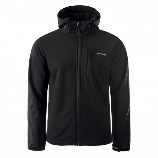 Men's softshell jacket IGUANA Sylur II, Black Men's softshell jacket IGUANA Sylur II, Black