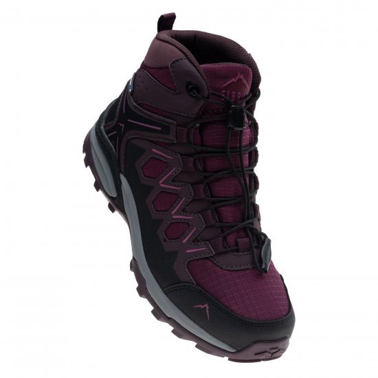Women's shoes ELBRUS Euberen MID WP Wo s, Cherry / Purple Women's shoes ELBRUS Euberen MID WP Wo s, Cherry / Purple