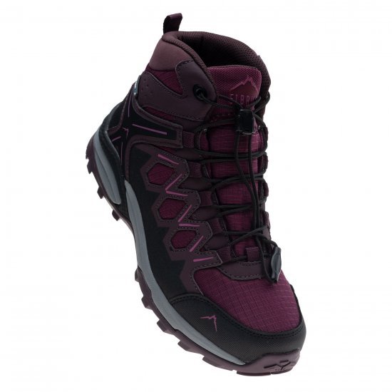 Women's shoes ELBRUS Euberen MID WP Wo s, Cherry / Purple