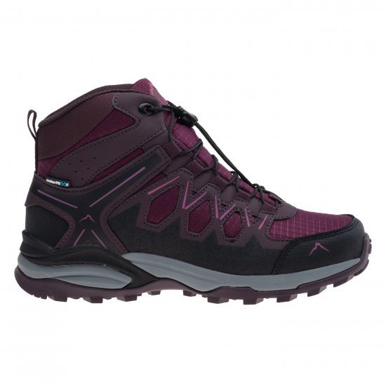 Women's shoes ELBRUS Euberen MID WP Wo s, Cherry / Purple