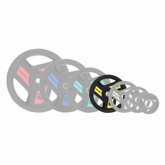 Olympic Rubber Coated Weight Plate inSPORTline Herk 10kg