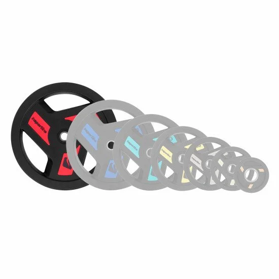 Rubber-Coated Weight Plate inSPORTline Herk 25 kg
