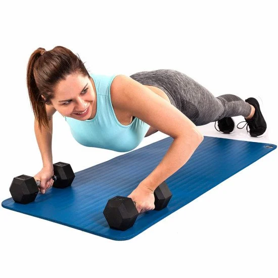 inSPORTline Hexagonal Dumbbell 5 kg